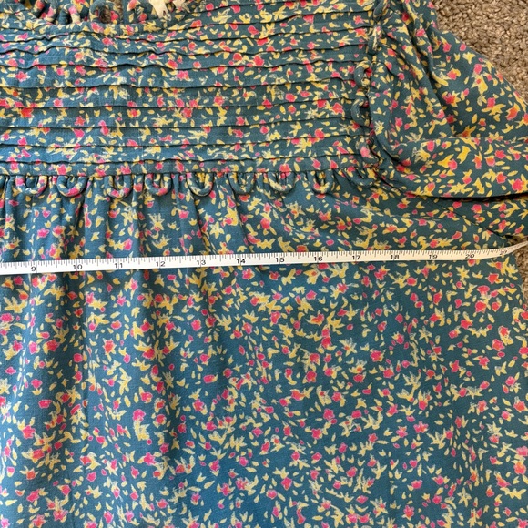 Mirth Juniper Floral Long Sleeve Cotton Blouse Women’s Large Cottagecore Girly - Picture 8 of 10